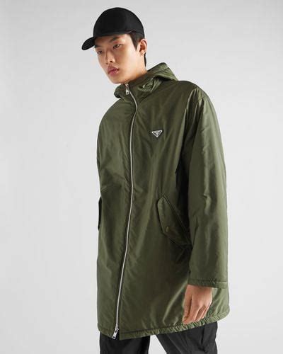 green Prada Coats for Men 